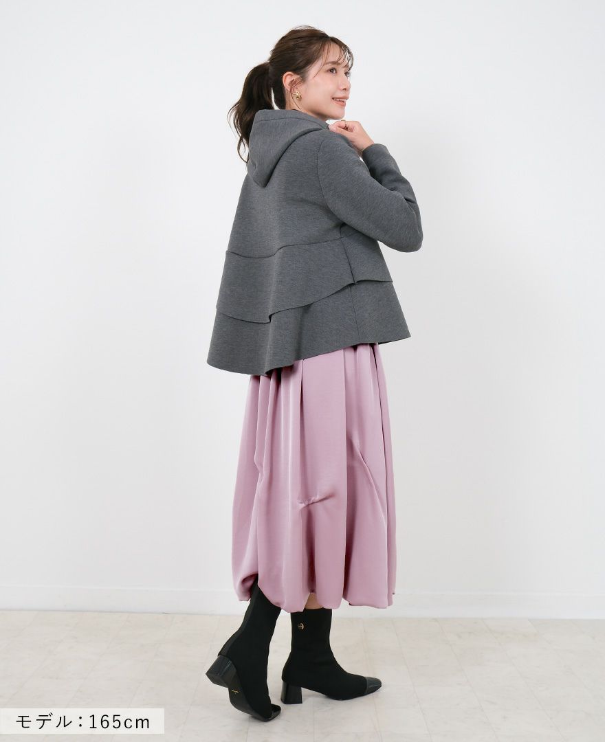 TRECODE（トレコード）の二段フリルパーカーの詳細