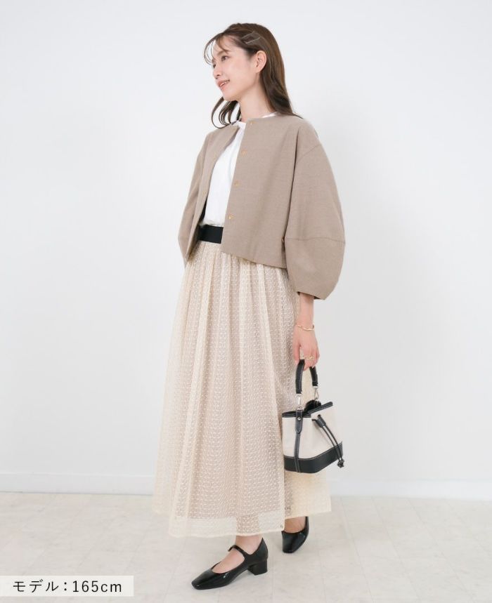 TRECODE（トレコード）のランタン袖ブルゾンの詳細