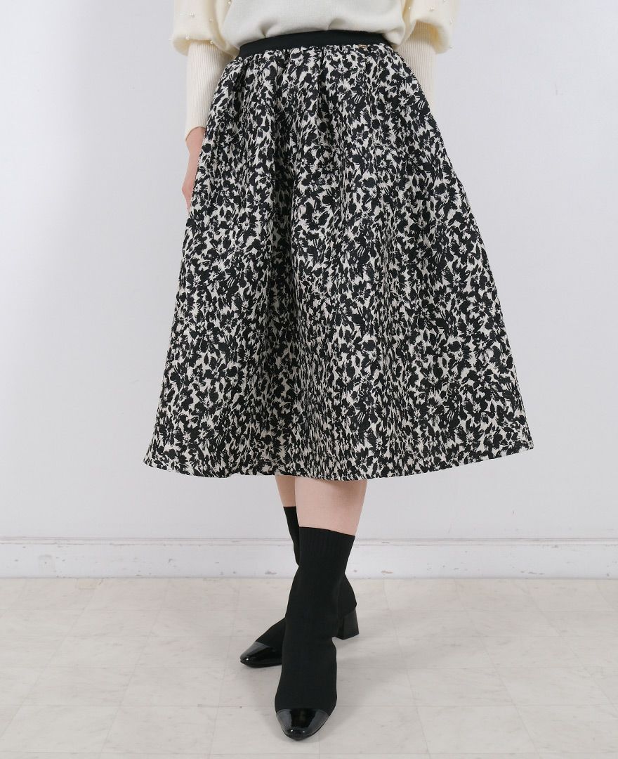 TRECODE（トレコード）の神戸・山の手フラワージャガードスカートの詳細