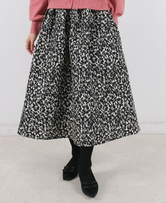 TRECODE（トレコード）の神戸・山の手フラワージャガードスカートの詳細