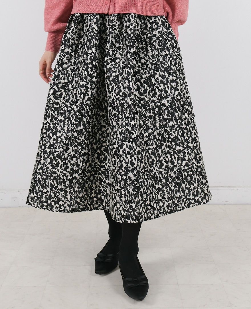 TRECODE（トレコード）の神戸・山の手フラワージャガードスカートの詳細